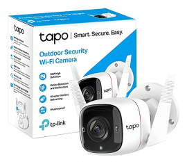 C�mera de seguran�a WiFi TP-Link Tapo C310 3mp Outdoor 2k 2,4 GHz Swivel 360 Night Vision de at� 30 metros